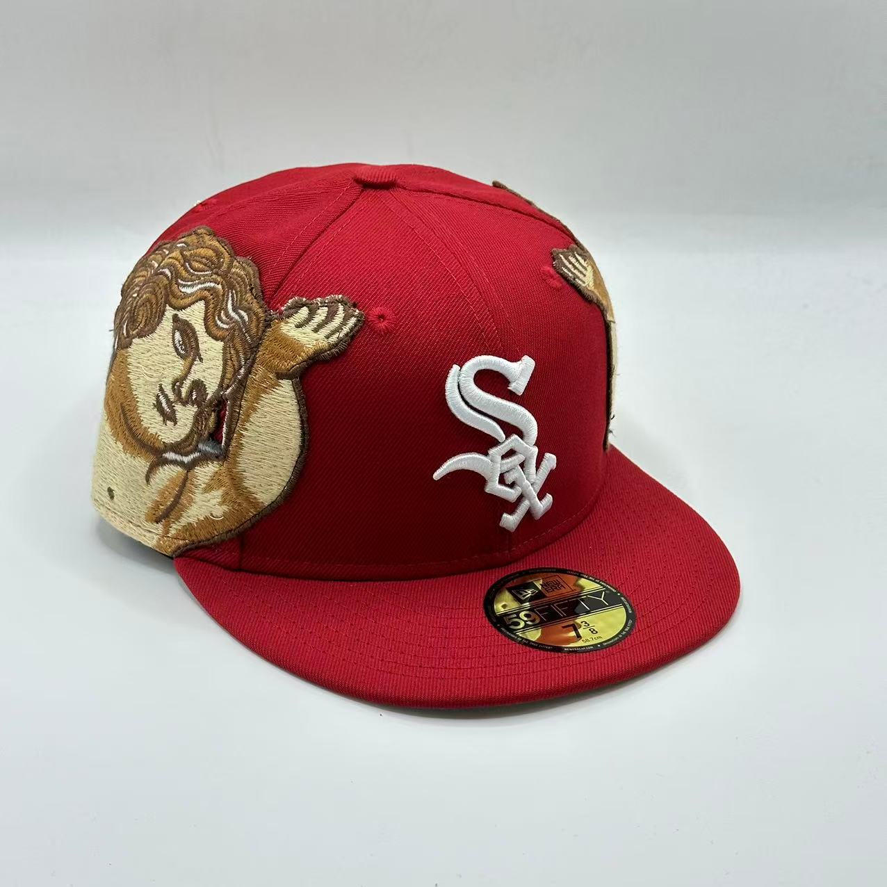 Red Jon Stan Chicago White Sox New Era Fitted Hat Cap MLB