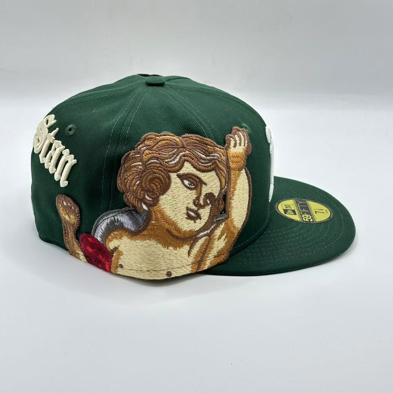 Green Jon Stan Athletics New Era Fitted Hat Cap MLB