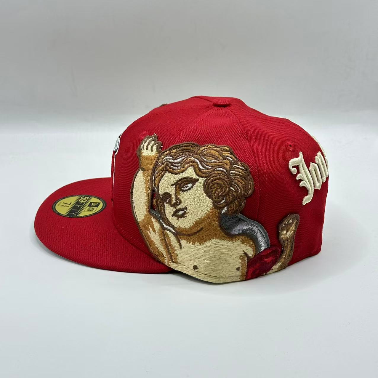 Red Jon Stan Los Angeles Angels New Era Fitted Hat Cap MLB