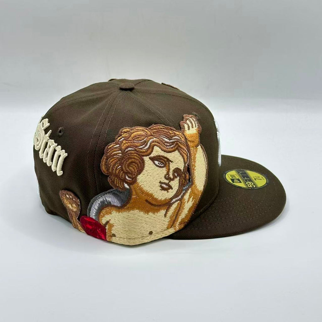 Brown Jon Stan New York Yankees New Era Fitted Hat Cap MLB - view 2