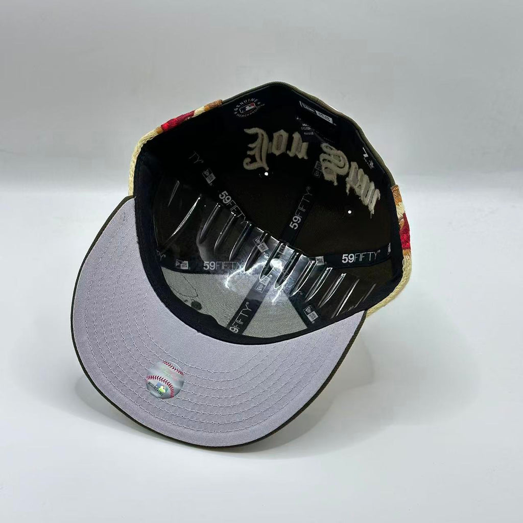 Brown Jon Stan Los Angeles Angels New Era Fitted Hat Cap MLB - view 5