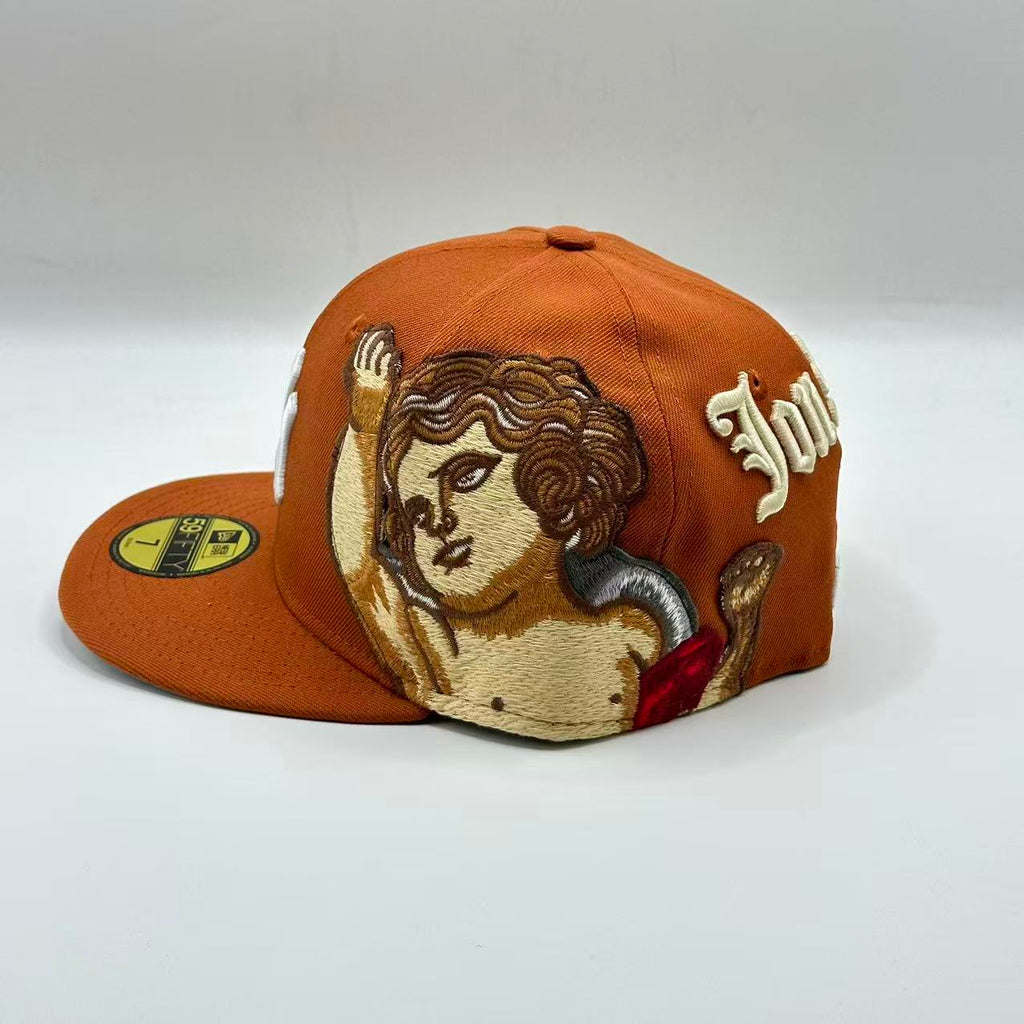 Brown Jon Stan New York NY Yankees New Era Fitted Hat Cap MLB - view 2
