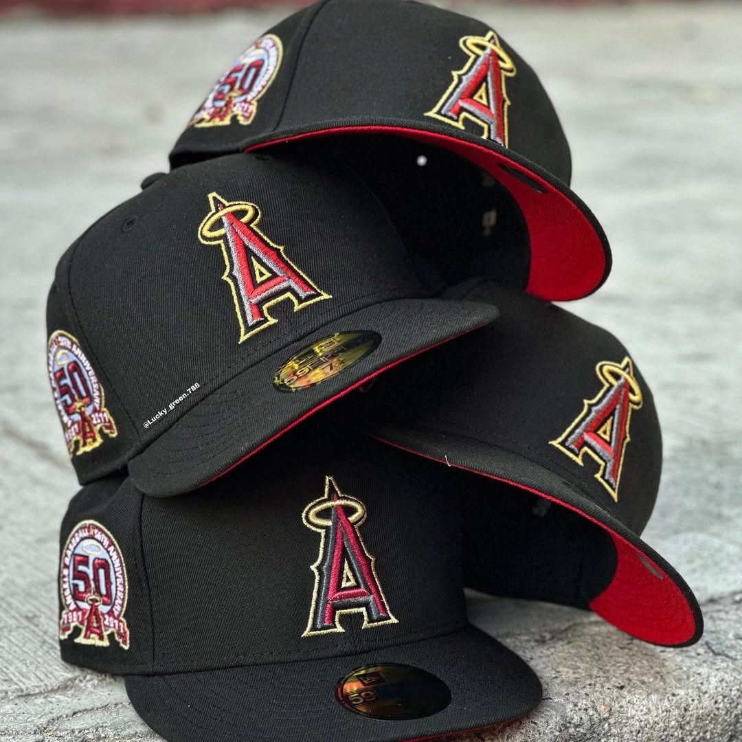 Angels 50th Anniversary New Era Fitted Hat