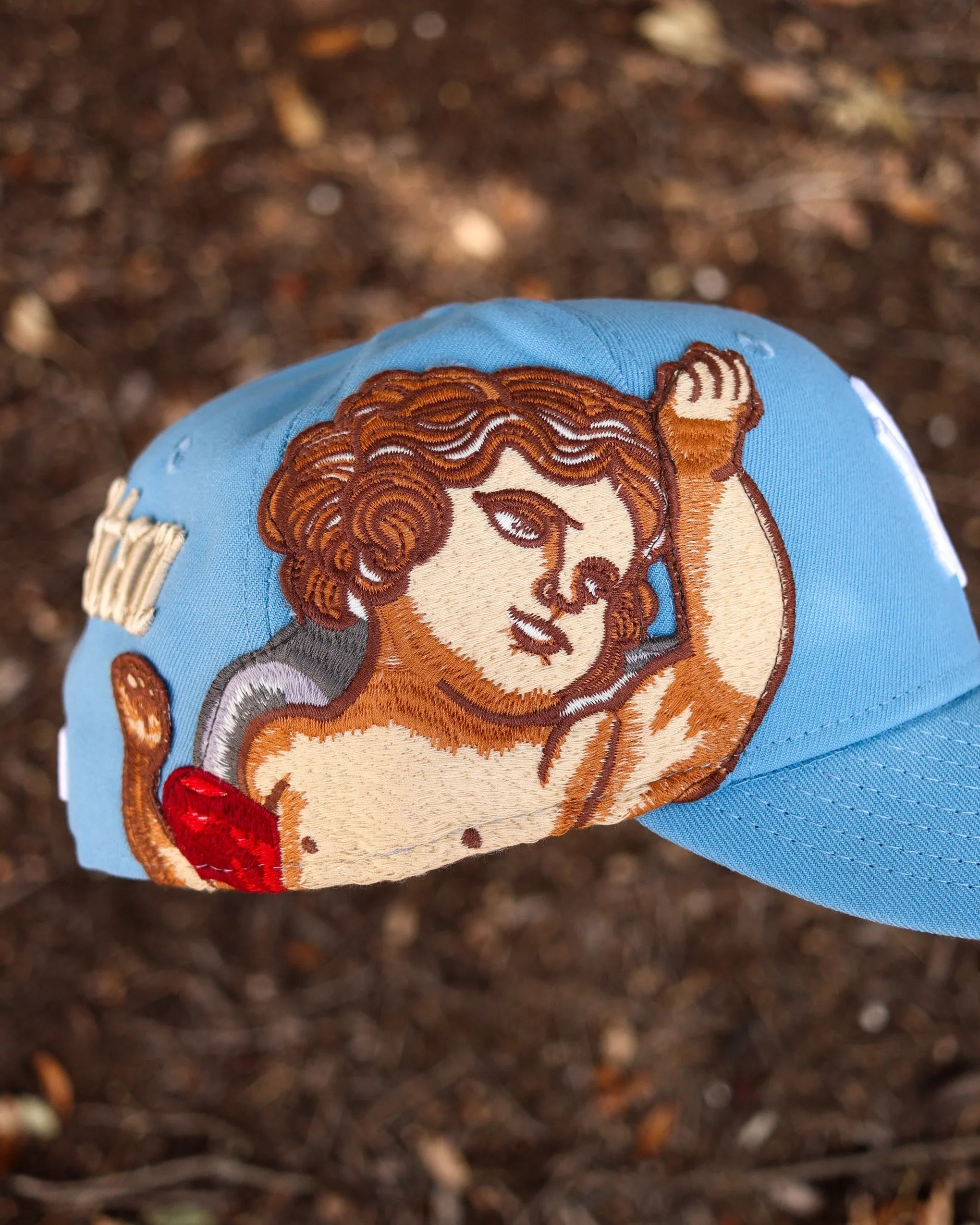 Sky Blue Jon Stan New York Yankees New Era Fitted Hat Cap 59Fifty