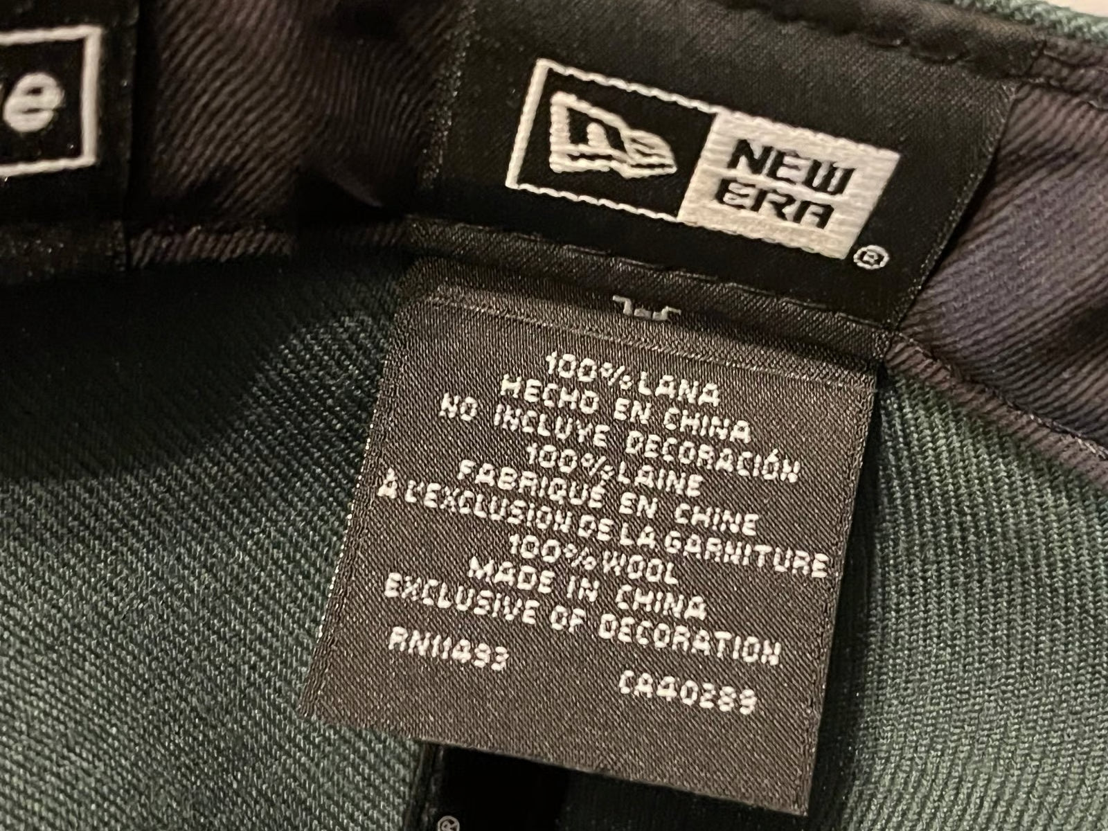 Green Supreme S Logo Frosty Snow Winter New Era Hat Cap (20FW)