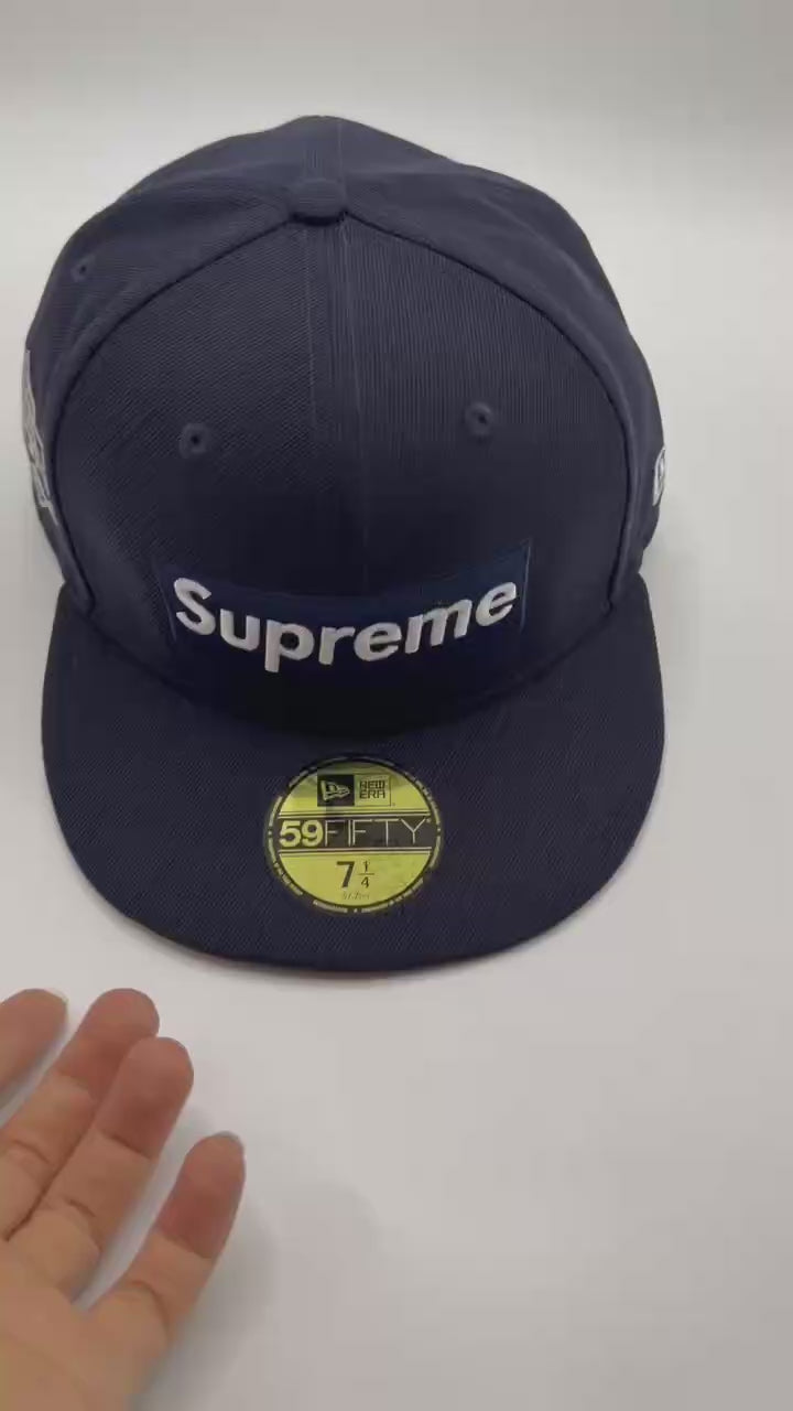 Navy Supreme New York Yankees XXV World Famous New Era Fitted Hat Cap